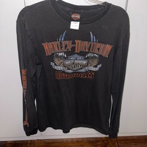 size medium vintage harley davidson long sleeve t shirt